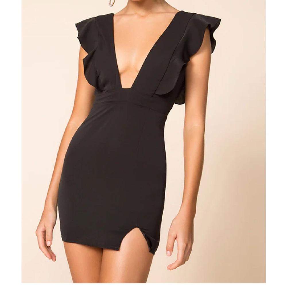 Superdown Harlow mini Dress in black